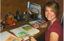 Rita Hensel is at work